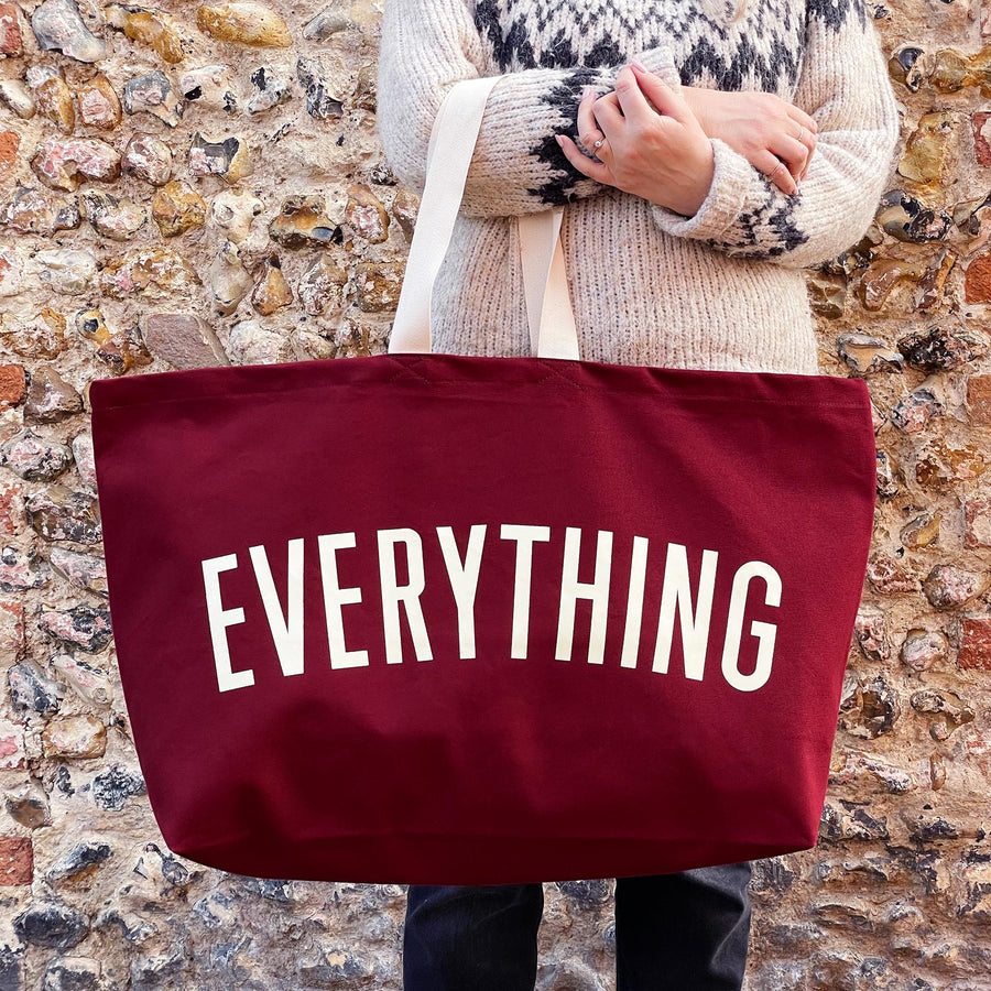 Everything - Burgundy REALLY Big Bag