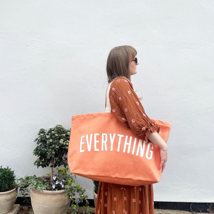Everything - Peach REALLY Big Bag