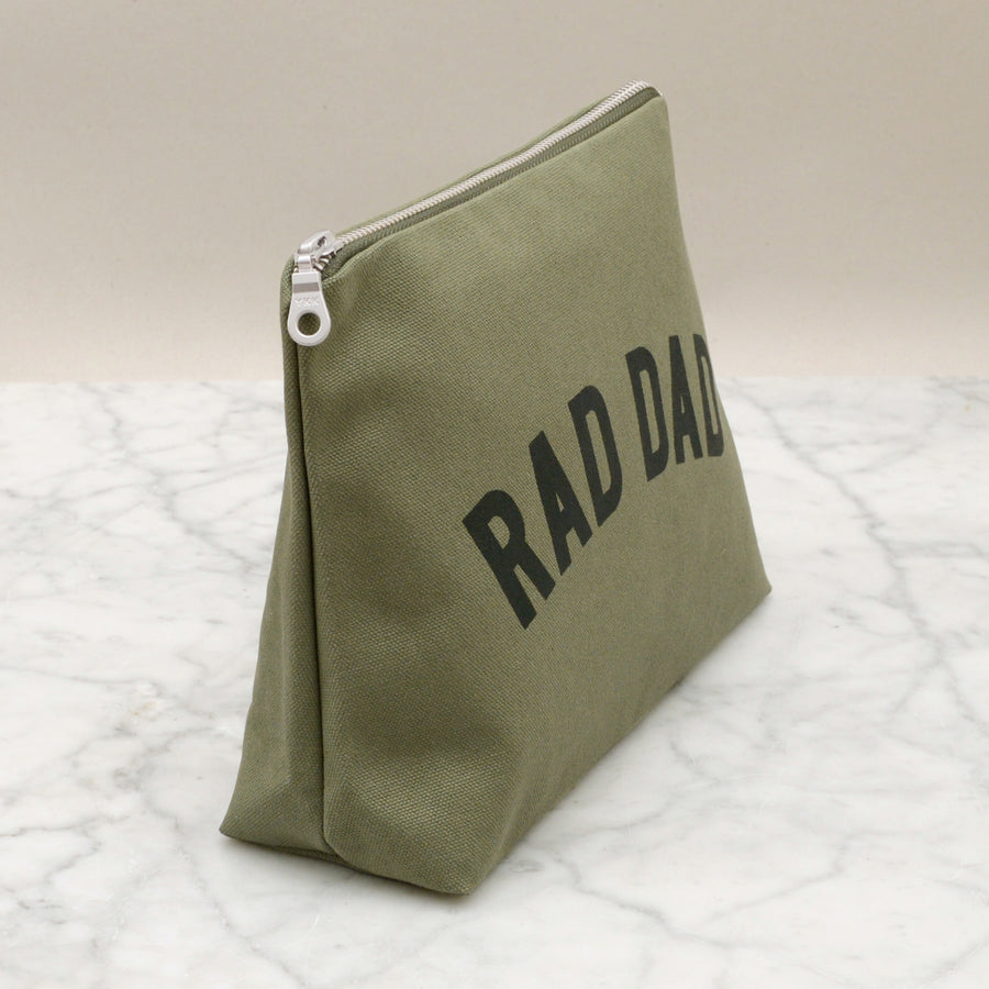 Rad Dad - Olive Wash Bag