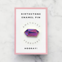 Birthstone Enamel Pin