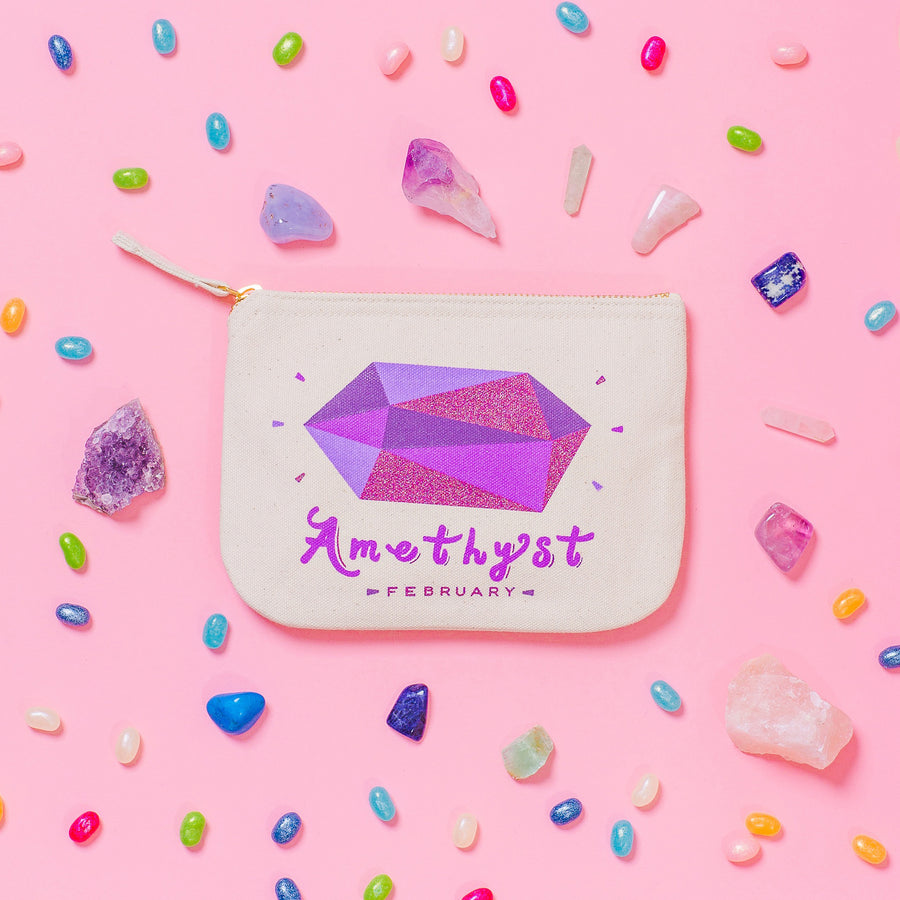 Amethyst / February - Birthstone Pouch