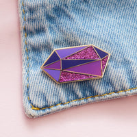 Gemstone Enamel Pin