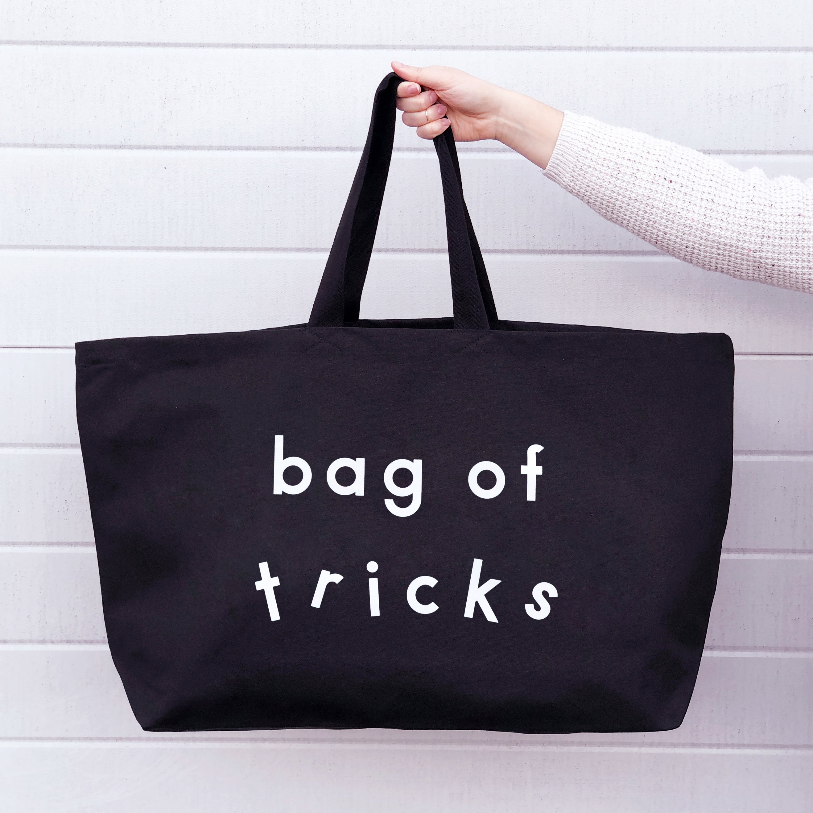 Bag of Tricks - Black REALLY Big Bag – Alphabet Bags