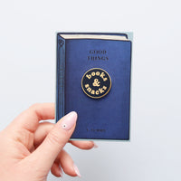 Books & Snacks - Enamel Pin
