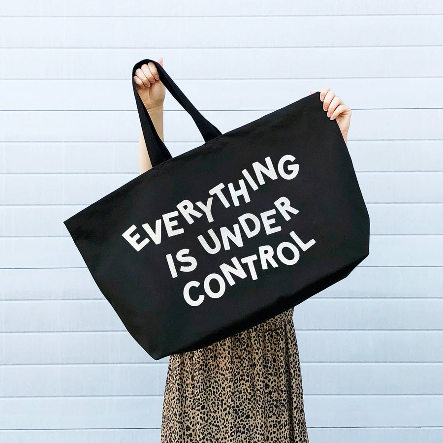 Under Control - Black REALLY Big Bag
