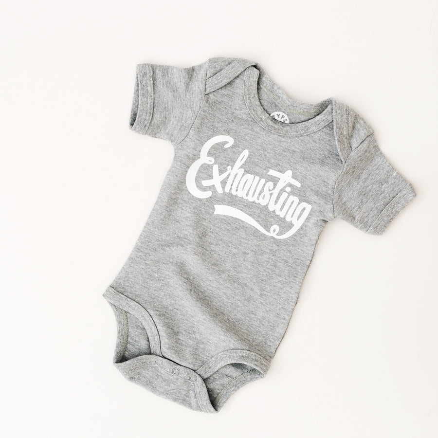 Exhausted/Exhausting t-shirt Set - Parent & Child