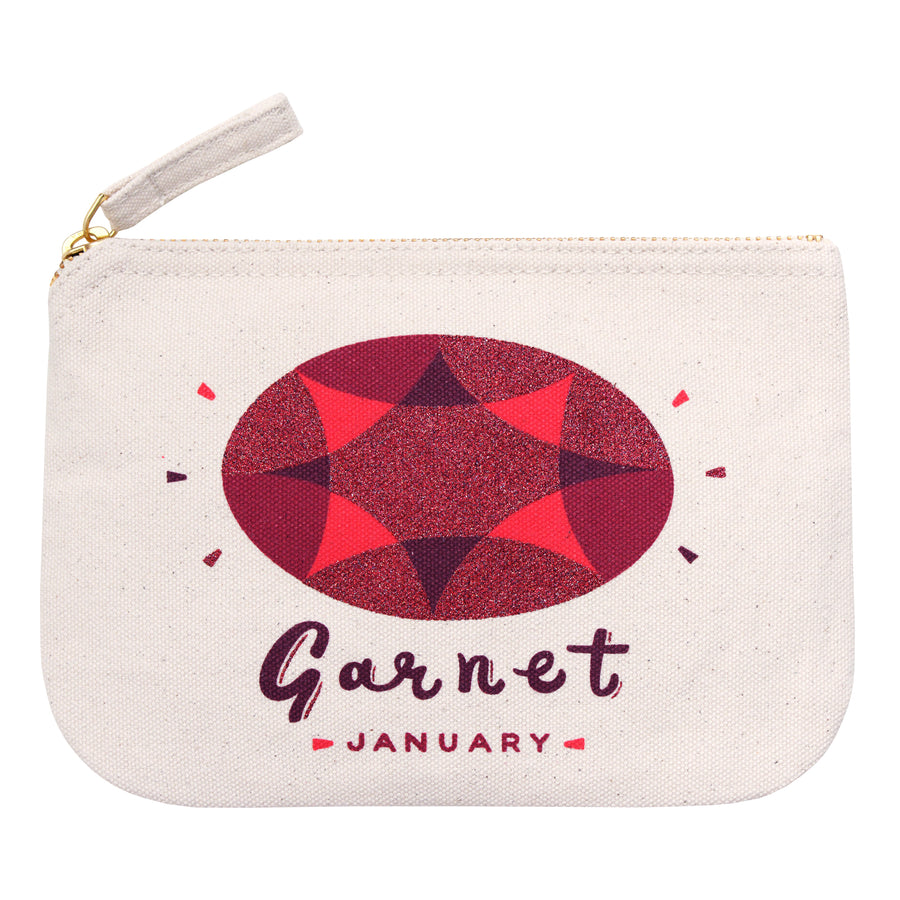 Garnet / January - Birthstone Pouch