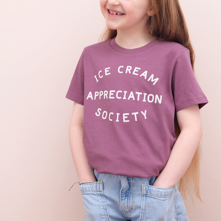 Ice Cream Appreciation Society - Kid's T-shirt - Berry