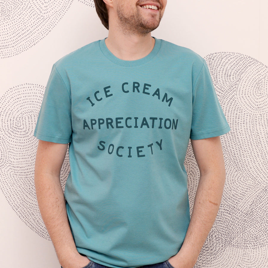Ice Cream Appreciation Society - T-Shirt - Teal