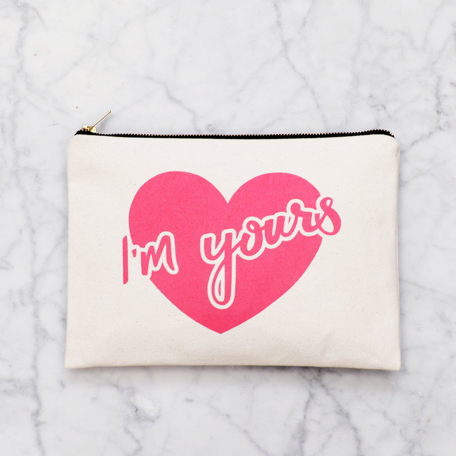 I'm Yours - Large Canvas Pouch