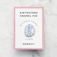 Birthstone Enamel Pin