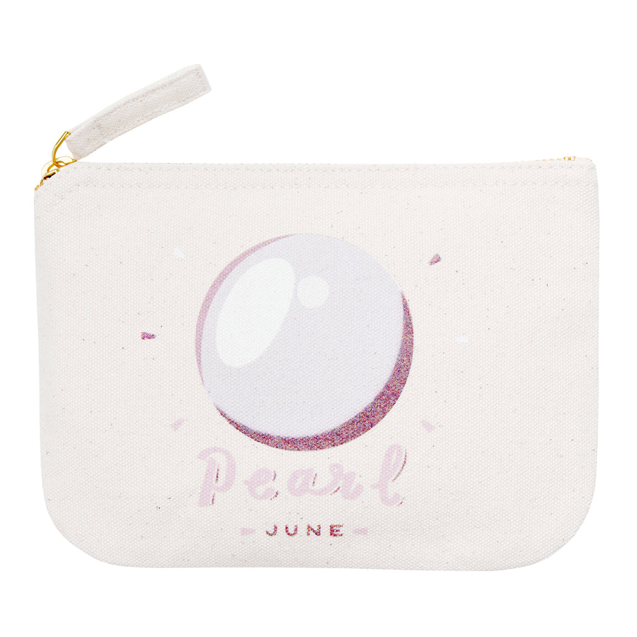 Pearl / June - Birthstone Pouch