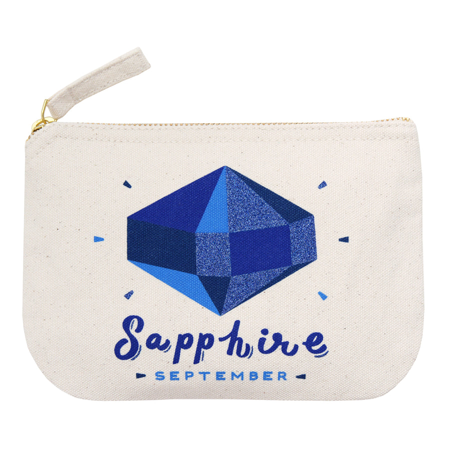 Sapphire / September - Birthstone Pouch