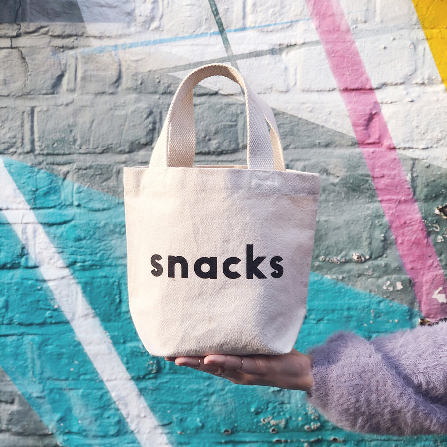 Snacks - Little Canvas Bag