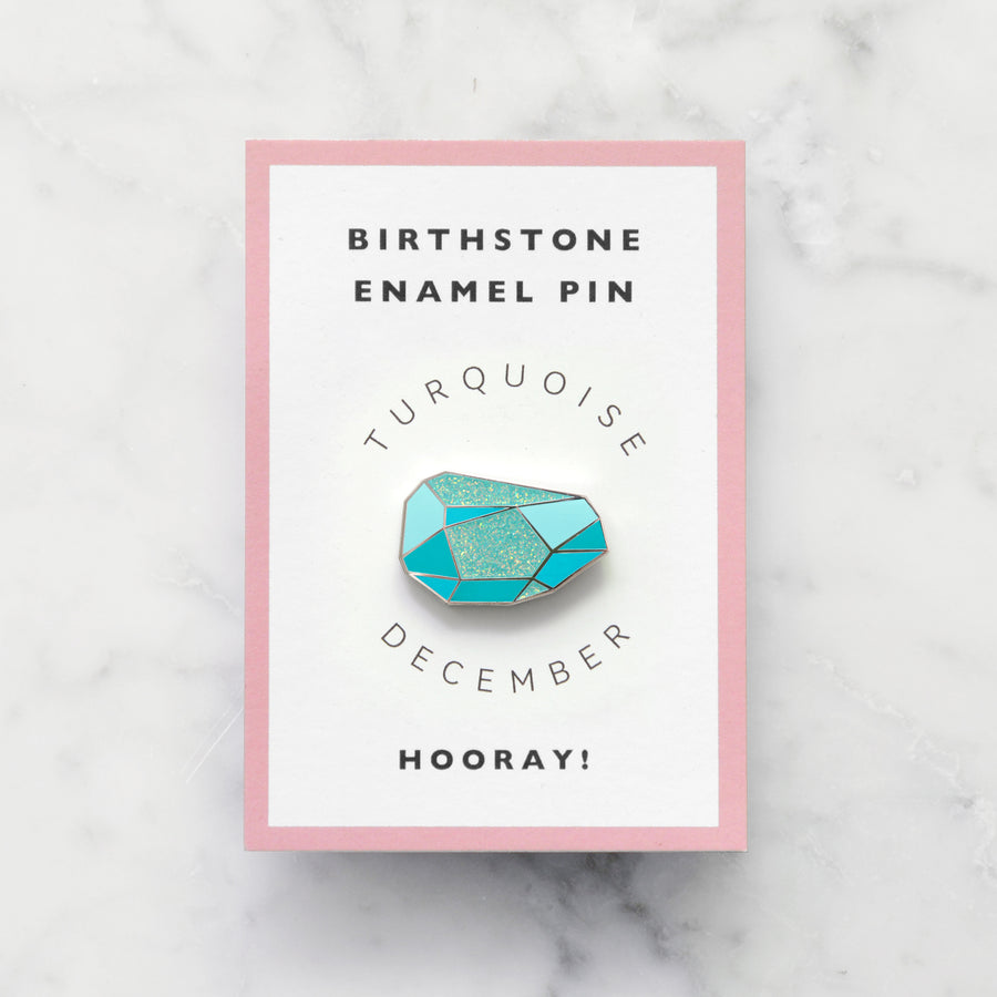 Turquoise / December - Birthstone Pin