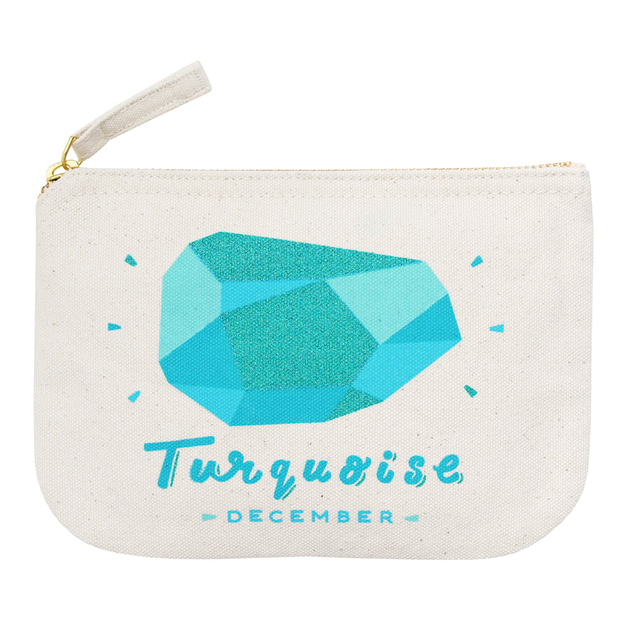 Turquoise / December - Birthstone Pouch