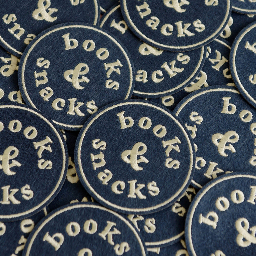 Books & Snacks - Embroidered Patch