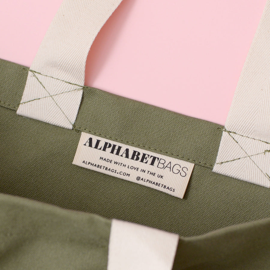 Can I Go Read My Book? - Olive Green Canvas Tote Bag