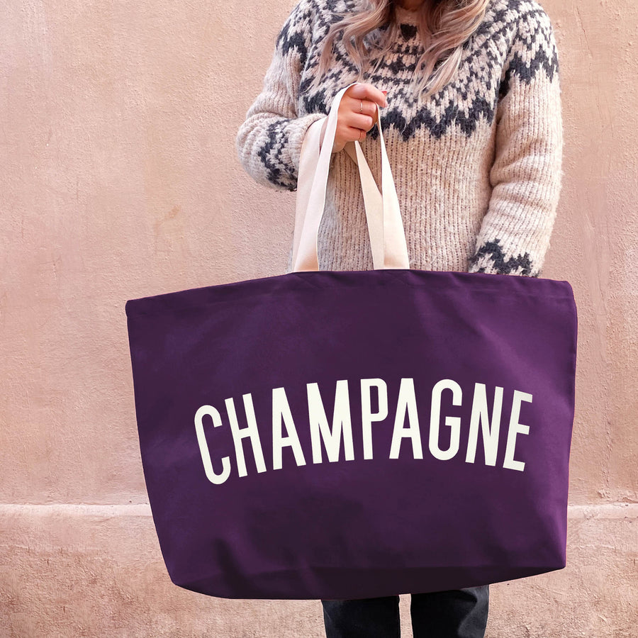 Champagne - Plum REALLY Big Bag