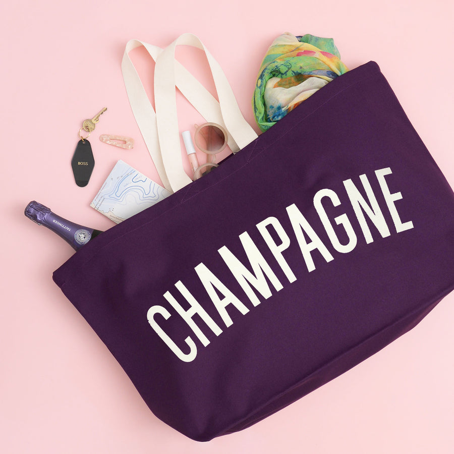 Champagne - Plum REALLY Big Bag