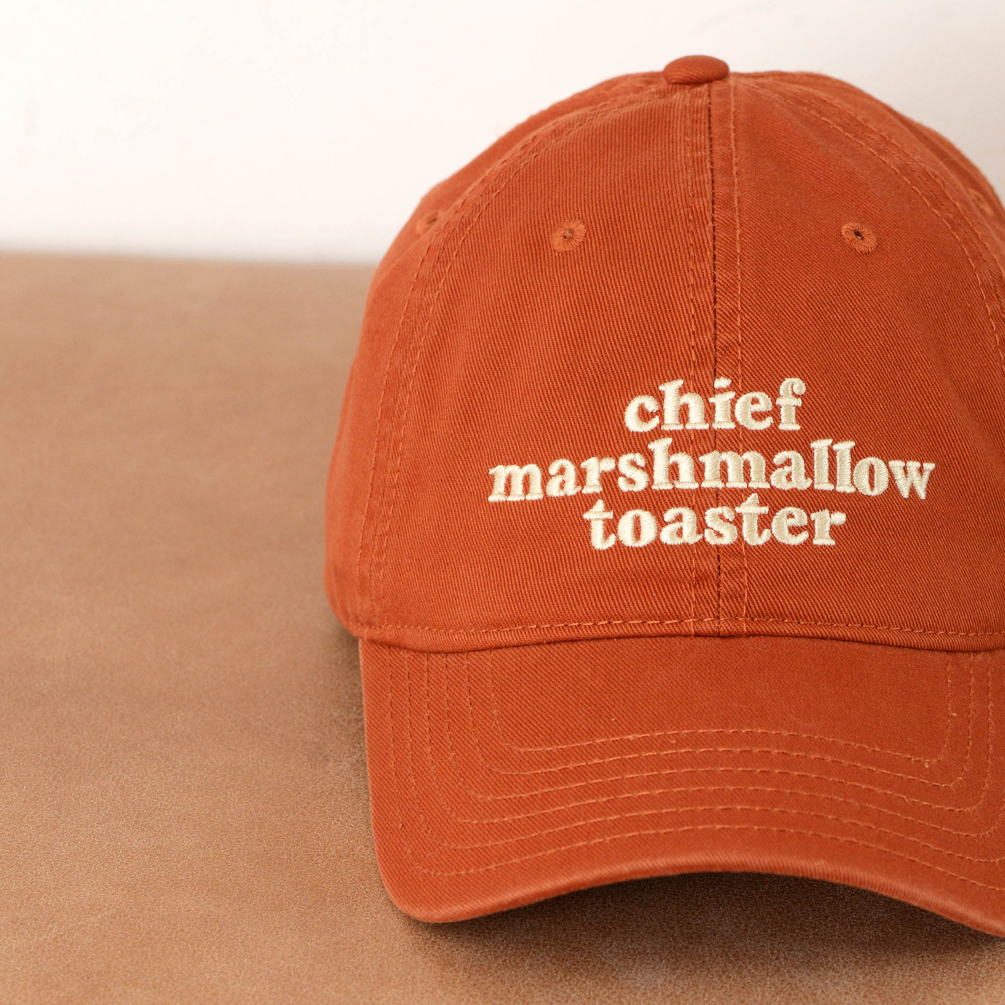 Chief Marshmallow Toaster - Cotton Baseball Cap – Alphabet Bags