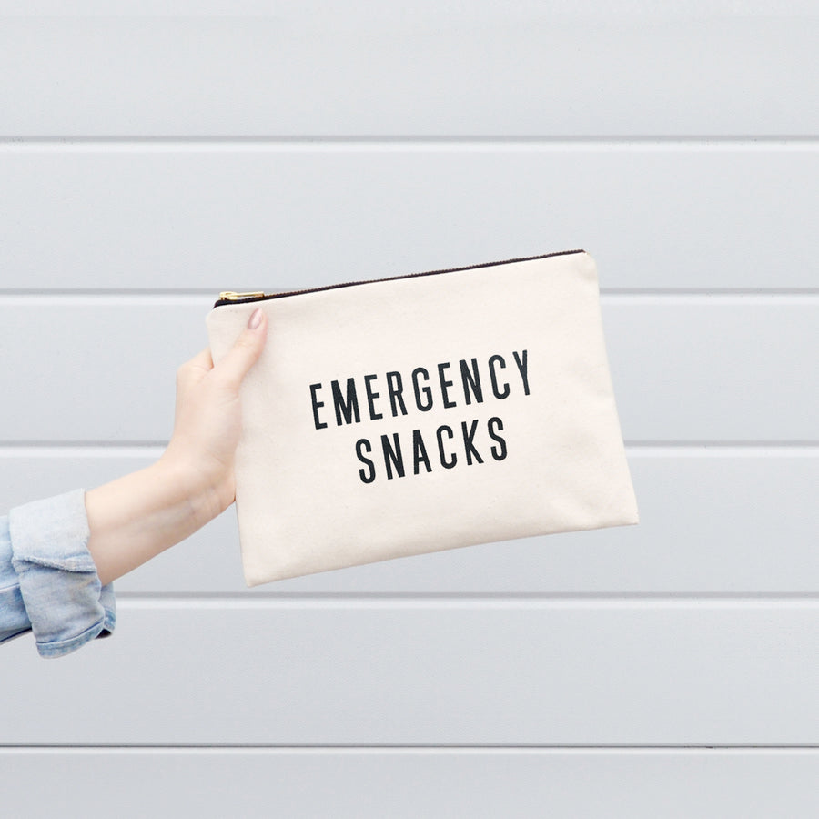 Emergency Snacks - Canvas Pouch