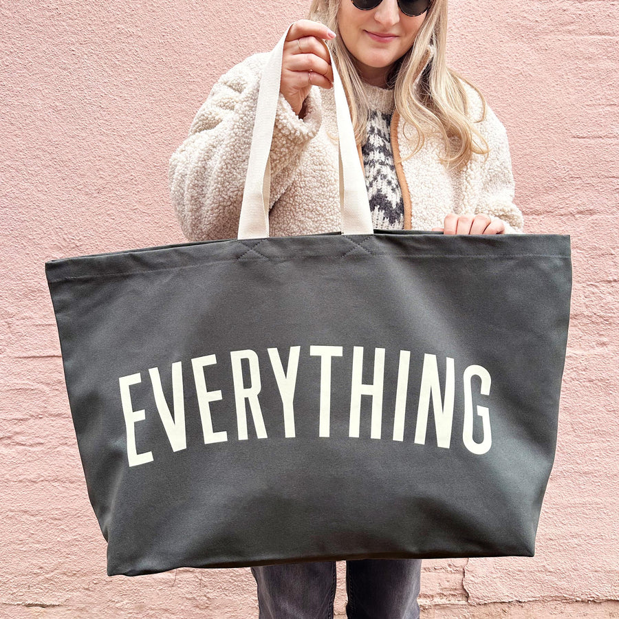 Everything REALLY Big Oversized Tote Bag – Alphabet Bags
