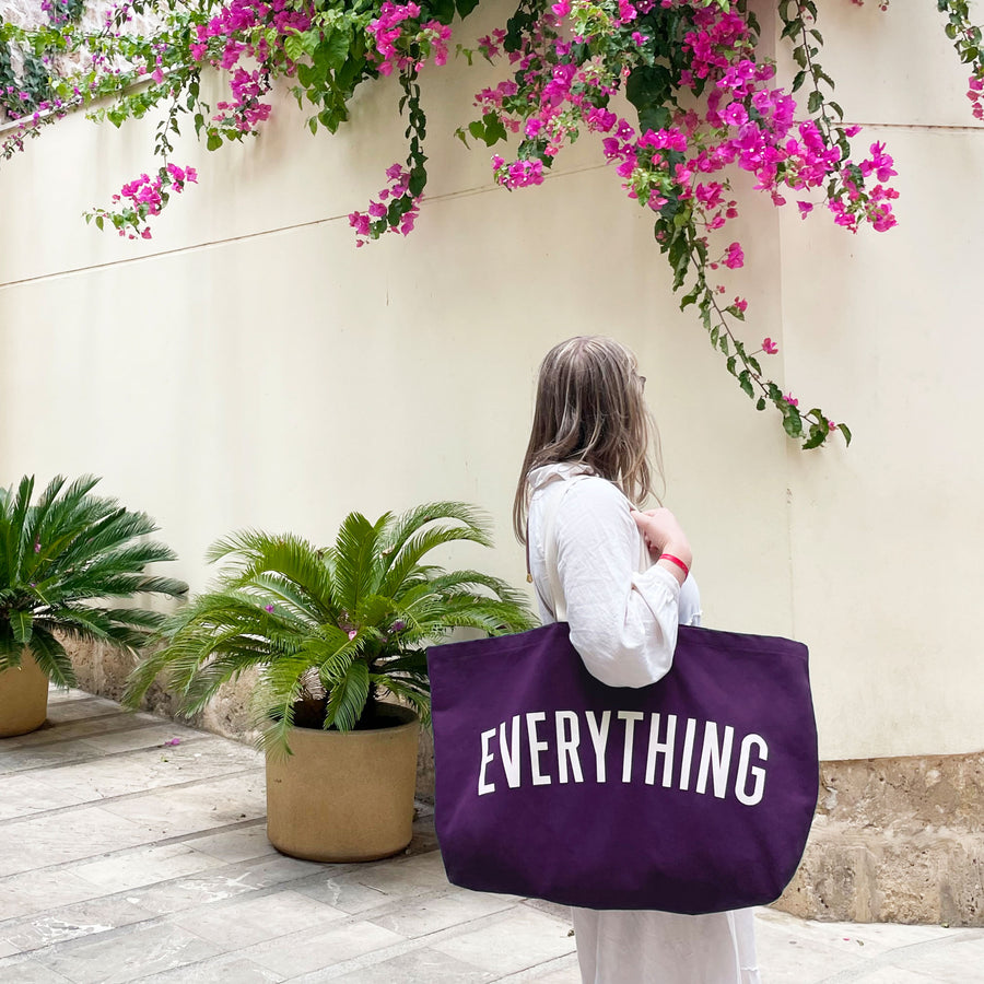 Everything - Plum REALLY Big Bag