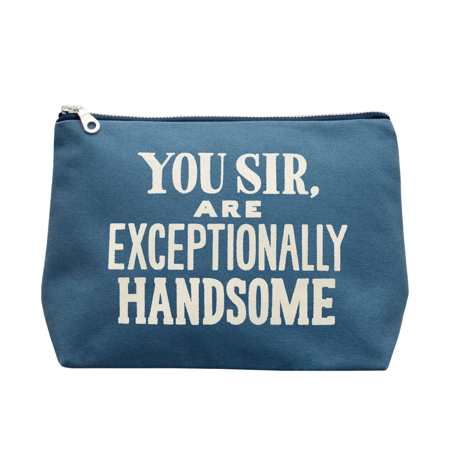 SECONDS - Exceptionally Handsome - Blue Wash Bag