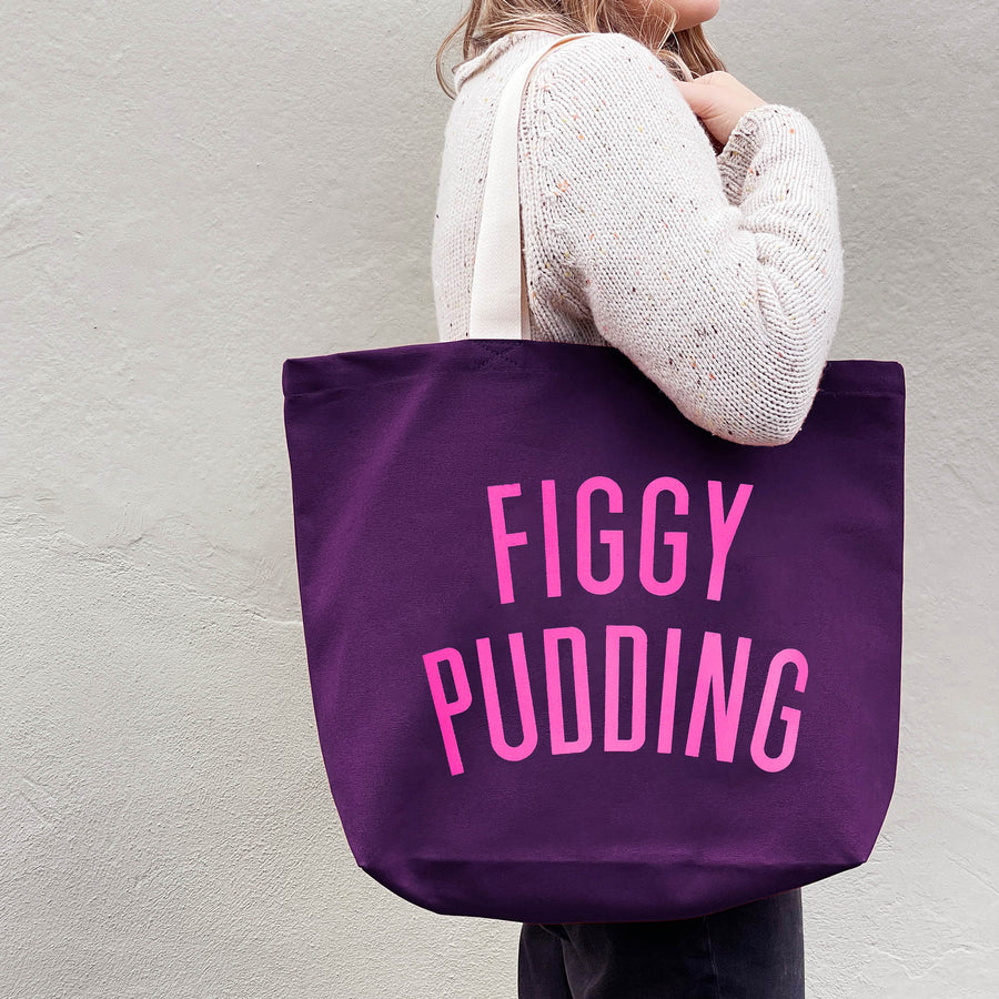 Figgy Pudding - Plum Tote Bag