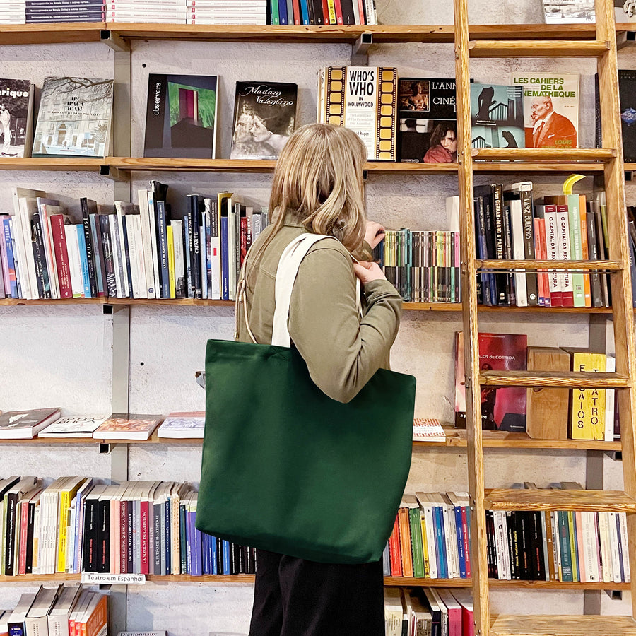 Forest Green Large Canvas Tote Bag – Alphabet Bags