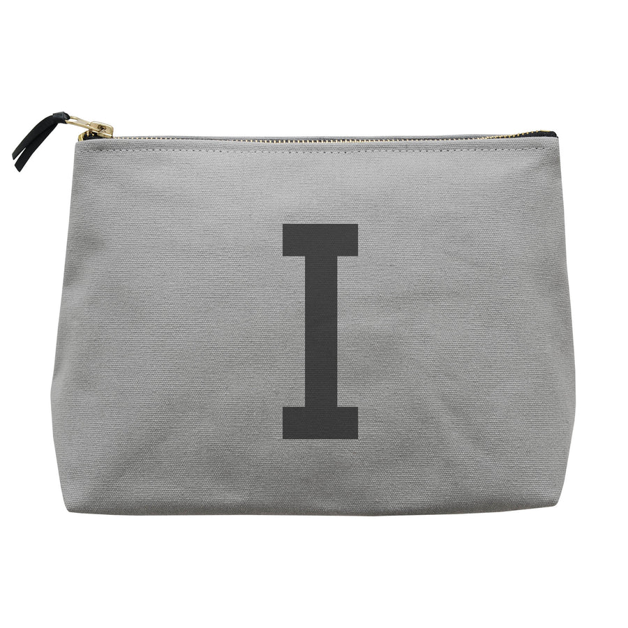 SECONDS - Initial Wash Bag - Grey