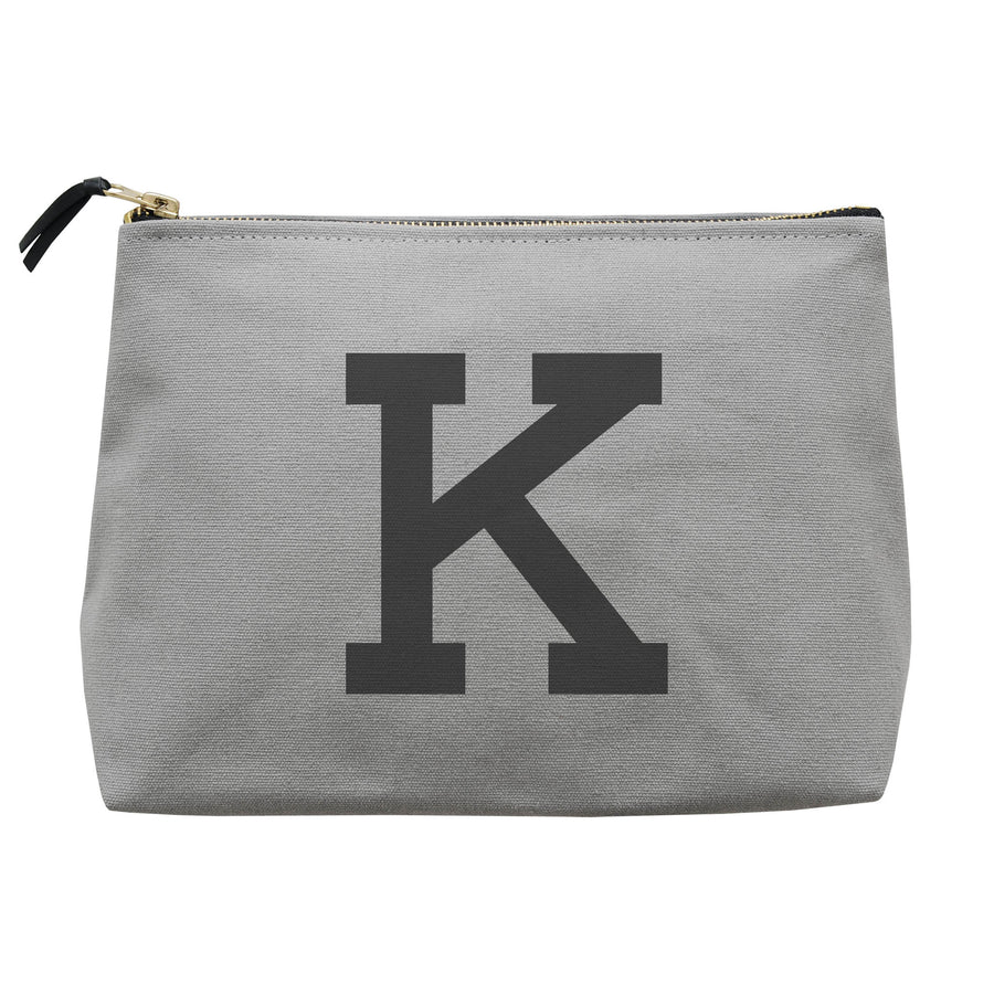 SECONDS - Initial Wash Bag - Grey