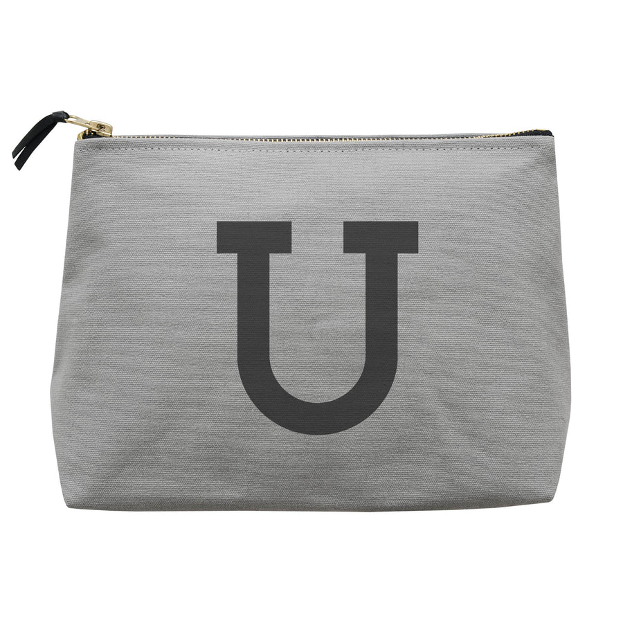 SECONDS - Initial Wash Bag - Grey