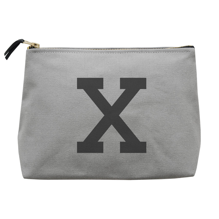 SECONDS - Initial Wash Bag - Grey