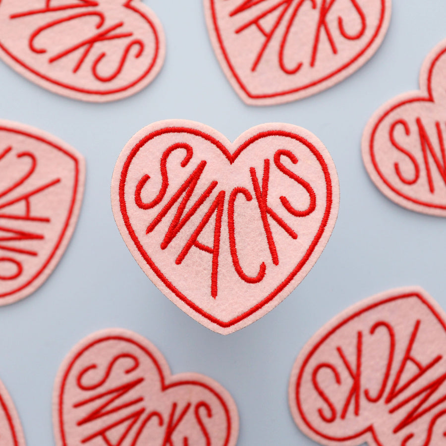 Heart Snacks - Embroidered Patch