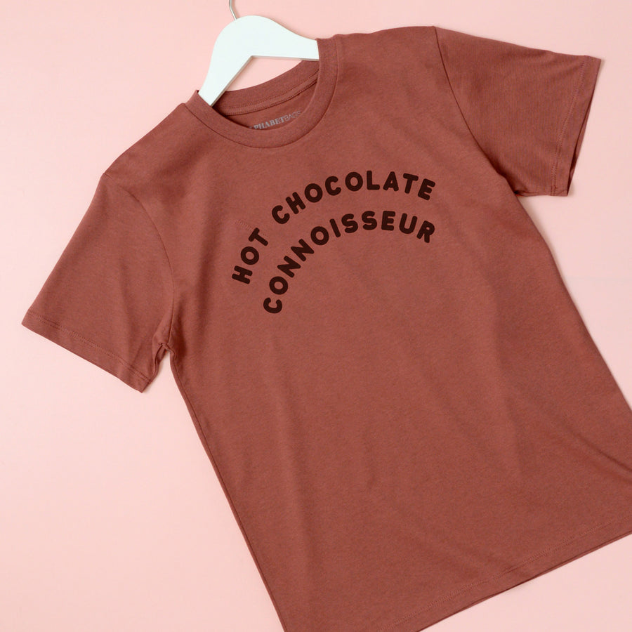 Hot Chocolate Connoisseur - Kid's T-shirt - Warm Brown