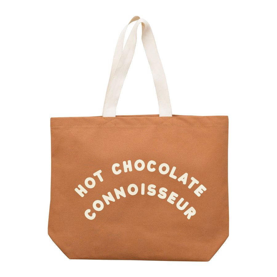 SECONDS - Hot Chocolate Connoisseur - Tan Tote Bag