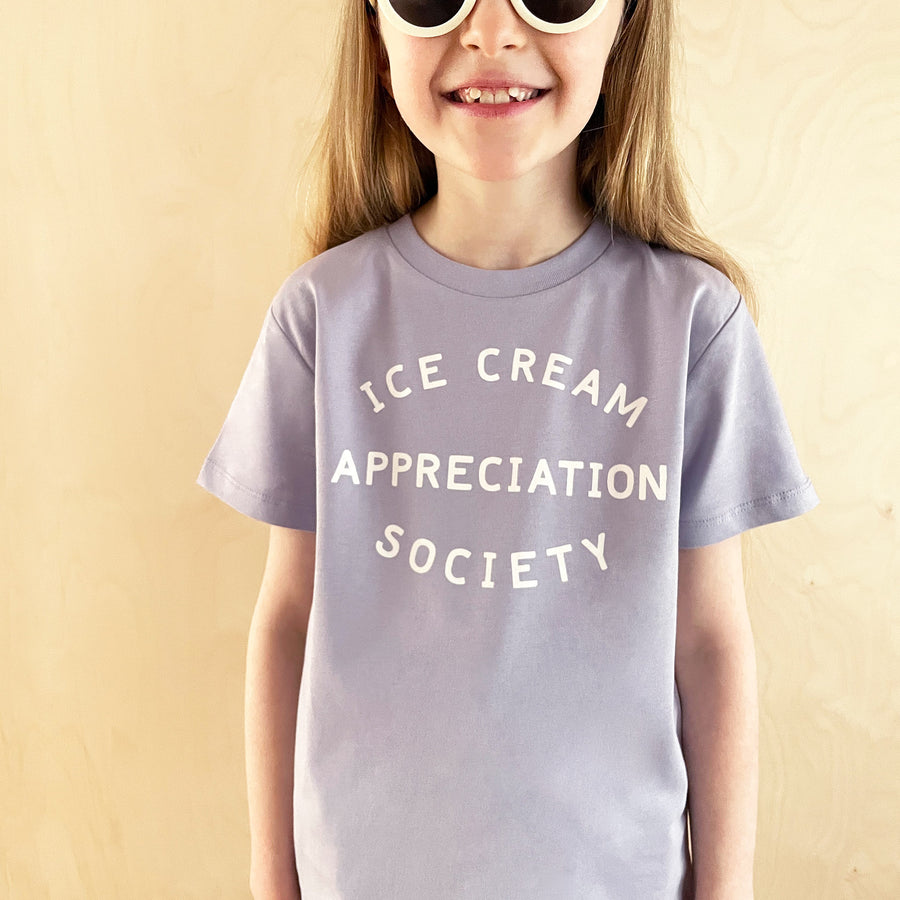 Ice Cream Appreciation Society - Kid's T-shirt - Lavender
