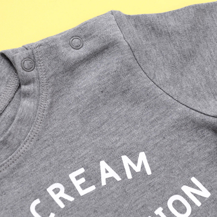 SECONDS - Ice Cream Appreciation Society - Toddler T-Shirt - Grey