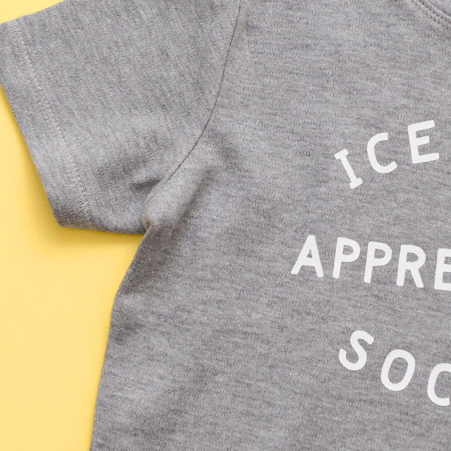 SECONDS - Ice Cream Appreciation Society - Toddler T-Shirt - Grey