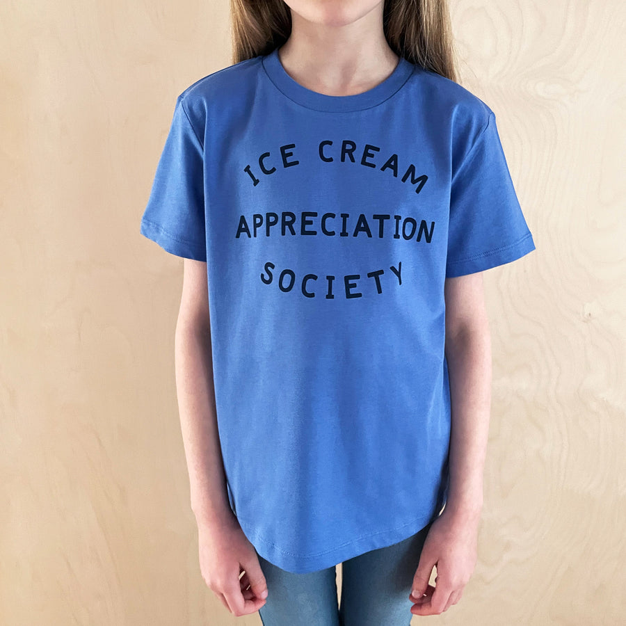 Ice Cream Appreciation Society - Kid's T-shirt - Blue