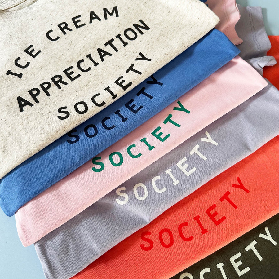 Ice Cream Appreciation Society - Unisex T-Shirt - Blue