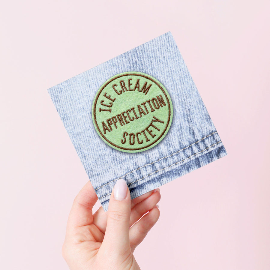Ice Cream Appreciation Society - Mint - Embroidered Patch