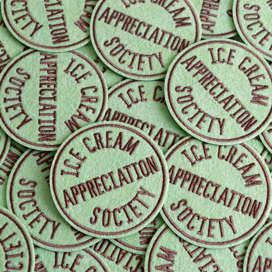 Ice Cream Appreciation Society - Mint - Embroidered Patch
