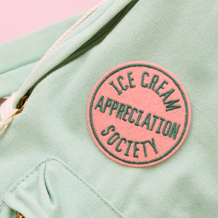 Ice Cream Appreciation Society - Peach - Embroidered Patch