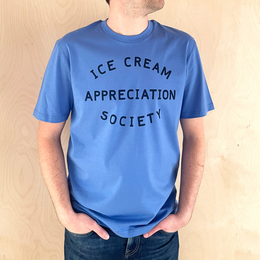 Ice Cream Appreciation Society - Unisex T-Shirt - Blue