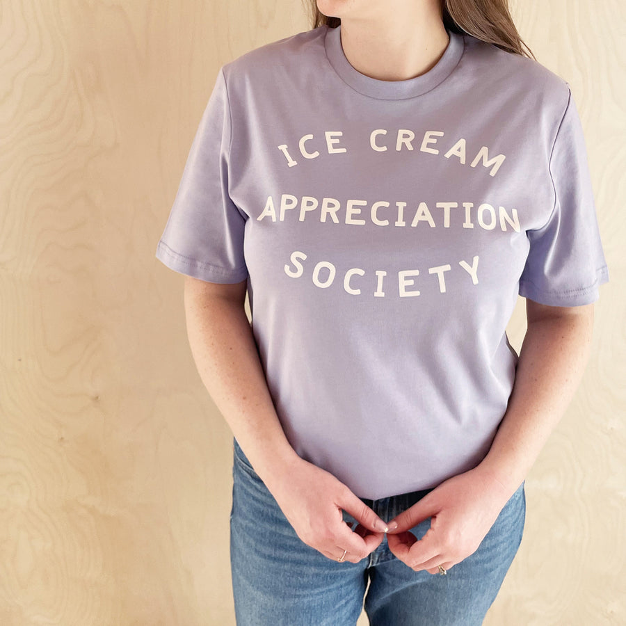 Ice Cream Appreciation Society - Unisex T-Shirt - Lavender