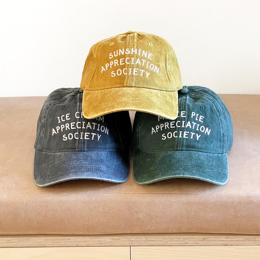 Ice Cream Appreciation Society - Cotton Baseball Cap