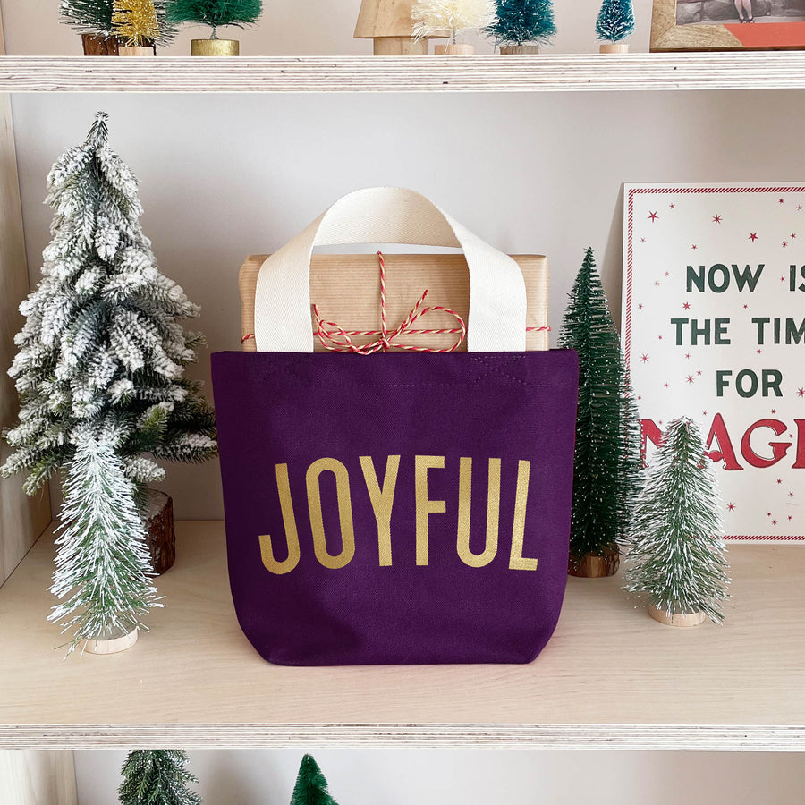 Joyful - Plum Little Bag